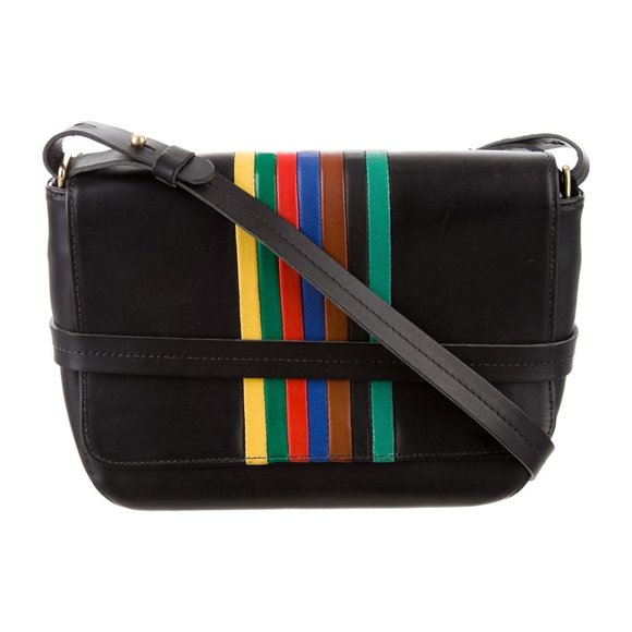 Clare V Handbags - Clare V Rainbow Lou Crossbody Satchel Messenger Bag